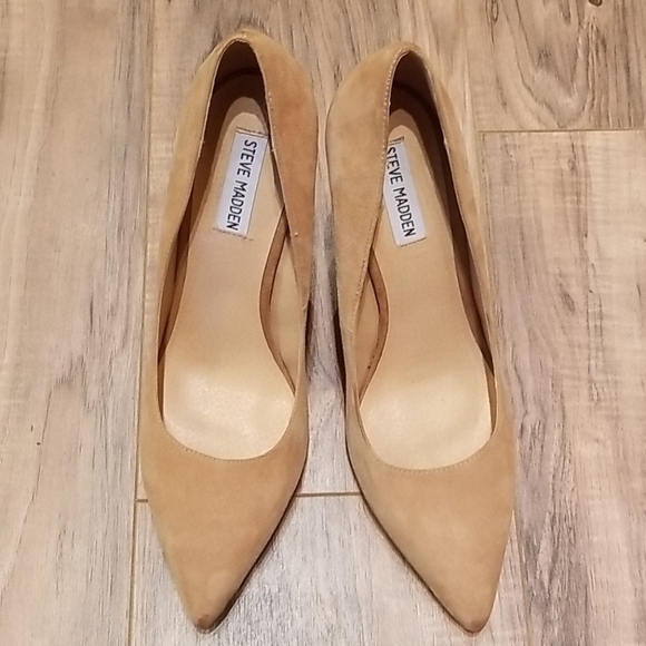 Steve Madden Callista Suede Heels - Picture 1 of 7
